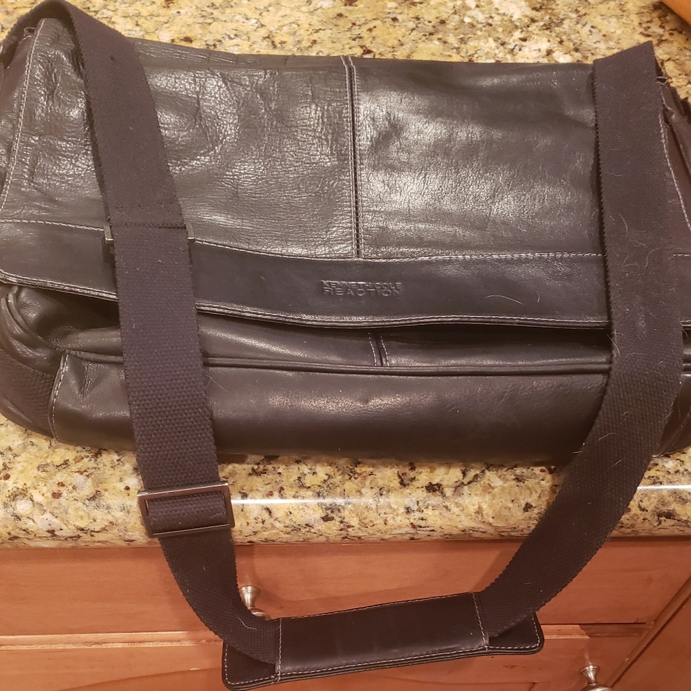 Kenneth Cole Leather Computer Bag